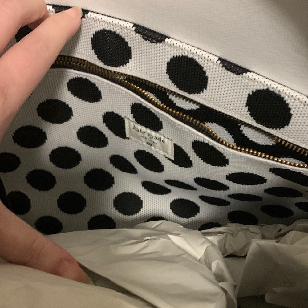 Kate Spade Monochrome Text Tote - Picture 4 of 5